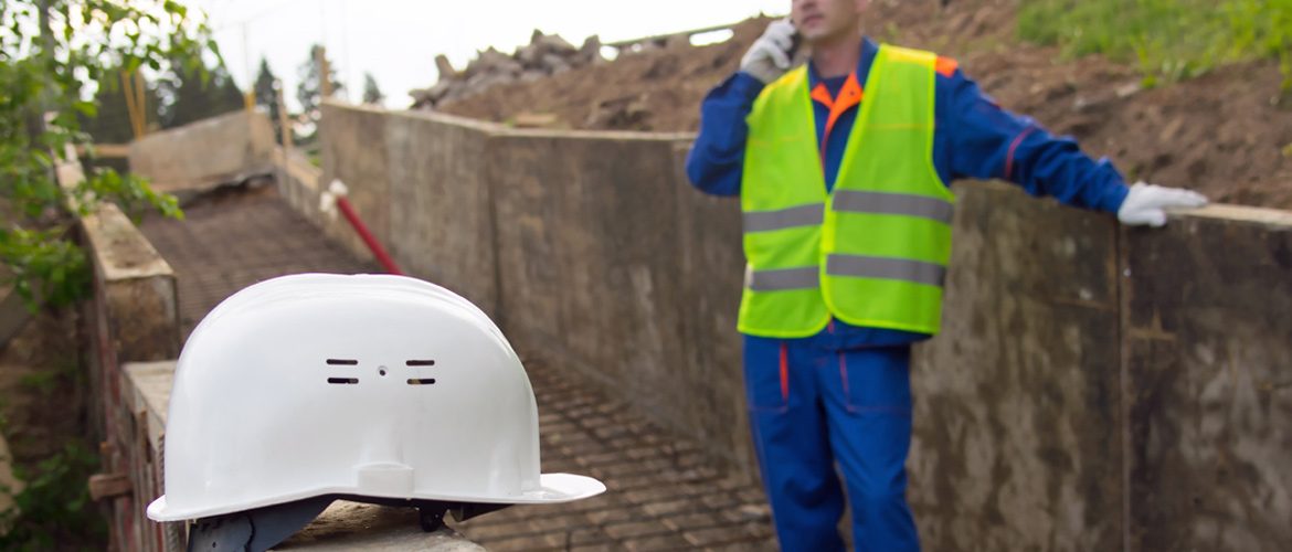 cement contractor on phone
